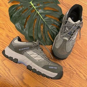 NEW Lacrosse Quickness 3” Vapor Blue/Indigo Composite Toe Work Sneakers Size 6.5